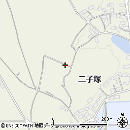 福島県西白河郡中島村二子塚周辺の地図