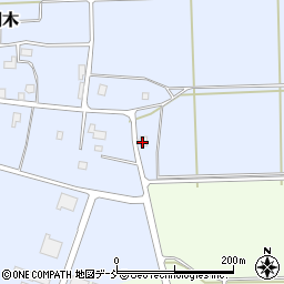 岡木神社周辺の地図