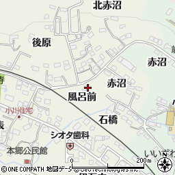 福島県いわき市小川町上小川風呂前7周辺の地図