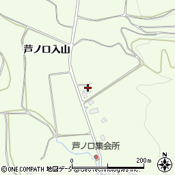 福島県白河市本沼芦ノ口入山周辺の地図
