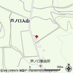 福島県白河市本沼（芦ノ口入山）周辺の地図
