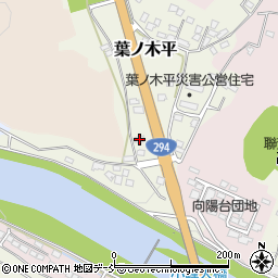 福島県白河市葉ノ木平8-4周辺の地図