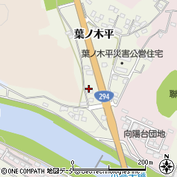 福島県白河市葉ノ木平8-2周辺の地図