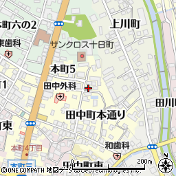 新潟県十日町市田中町本通り290周辺の地図