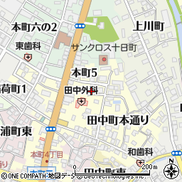 新潟県十日町市田中町本通り286周辺の地図