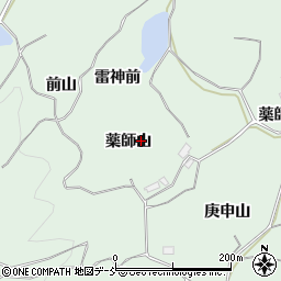 福島県西白河郡泉崎村北平山薬師山周辺の地図