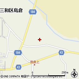 新潟県上越市三和区島倉周辺の地図