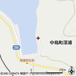石川県七尾市中島町深浦ヌ周辺の地図