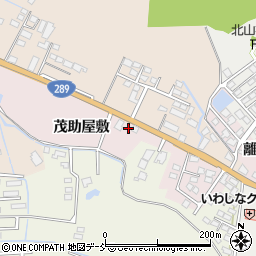 福島県西郷村（西白河郡）真船（茂助屋敷）周辺の地図