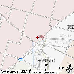 新潟県上越市諏訪分周辺の地図