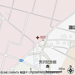 新潟県上越市諏訪分周辺の地図