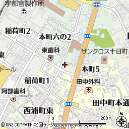 新潟県十日町市本町六の2丁目67周辺の地図