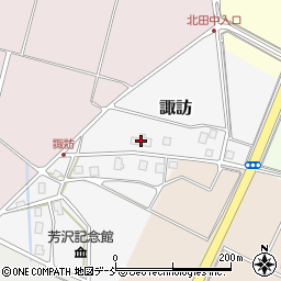 覚善寺周辺の地図