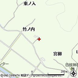 福島県白河市本沼竹ノ内周辺の地図