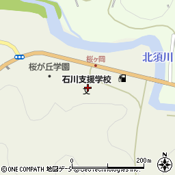 福島県立石川支援学校周辺の地図