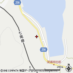 石川県七尾市中島町深浦ヨ周辺の地図