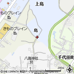 新潟県十日町市島周辺の地図