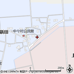 新潟県上越市中々村新田41周辺の地図