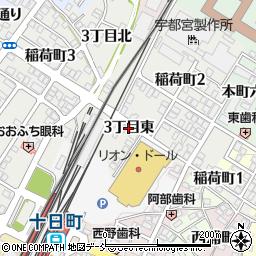 新潟県十日町市稲荷町（３丁目東）周辺の地図