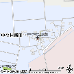 新潟県上越市中々村新田96周辺の地図
