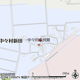 新潟県上越市中々村新田123周辺の地図