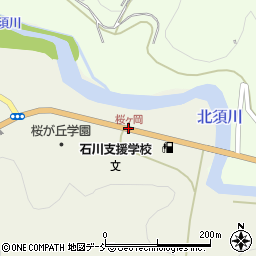 桜ヶ岡周辺の地図
