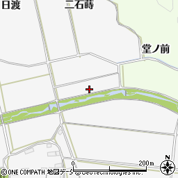 高橋川周辺の地図