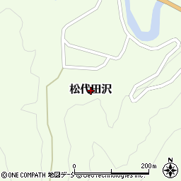 新潟県十日町市松代田沢周辺の地図