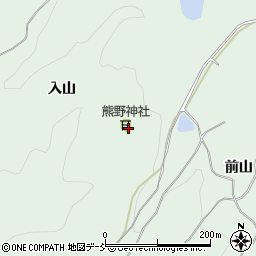 福島県西白河郡泉崎村北平山入山周辺の地図