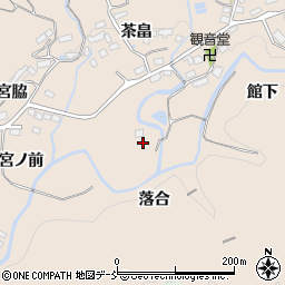 福島県いわき市小川町柴原落合周辺の地図