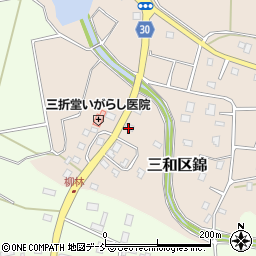 新潟県上越市三和区錦337周辺の地図