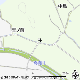 福島県白河市本沼堂ノ前周辺の地図