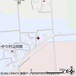 新潟県上越市中々村新田25周辺の地図