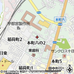 新潟県十日町市本町六の2丁目70周辺の地図