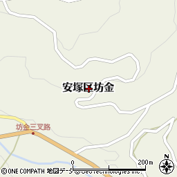 新潟県上越市安塚区坊金周辺の地図