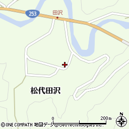 新潟県十日町市松代田沢854周辺の地図
