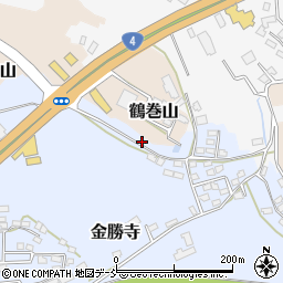 福島県白河市金勝寺116周辺の地図