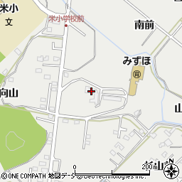 米児童クラブ周辺の地図