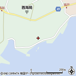 石川県羽咋郡志賀町西海風無リ周辺の地図