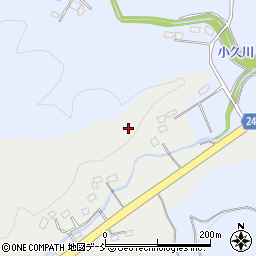福島県いわき市大久町小山田松葉周辺の地図