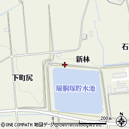 福島県西白河郡泉崎村関和久新林周辺の地図