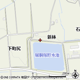 福島県泉崎村（西白河郡）関和久（新林）周辺の地図