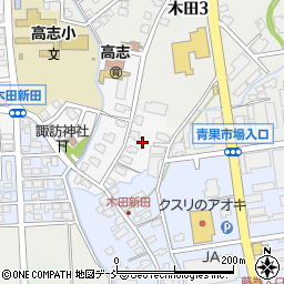 新潟県上越市木田新田周辺の地図