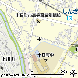 新潟県十日町市新座甲268周辺の地図