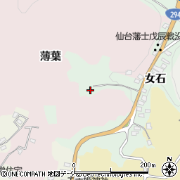 福島県白河市女石63周辺の地図