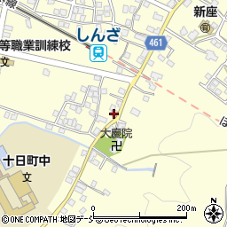 新潟県十日町市新座甲309周辺の地図