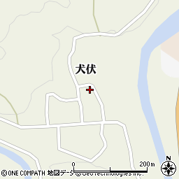 新潟県十日町市犬伏587周辺の地図