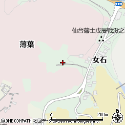 福島県白河市女石57周辺の地図