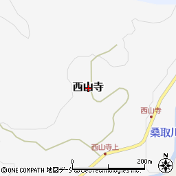 新潟県上越市西山寺周辺の地図