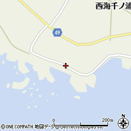 石川県羽咋郡志賀町西海千ノ浦ハ周辺の地図